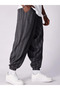 Elastic Waist Textured Anthracite Shalwar - 2