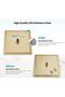 Rainfall Bathroom Shower System, Rain Shower Head with Handle and Wall Mounted Shower Complete Combo - 3
