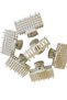 White pearl buckle 6-piece set - 2