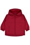 Basic Raincoat with Fleece Inside for 2-5 Years - Burgundy for 5-6 Years