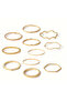 11-Piece Burgu Basic Ring and Joint Ring Set - 3