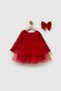 Lora Heart Detailed Buckle Tulle Skirt Special Occasion Eid Dress for Girls - 2