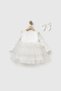 Lora Heart Detailed Buckle Tulle Skirt Special Occasion Eid Dress for Girls - 2