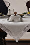 Wooden Handle Fanus Stainless Steel Silver 18 cm Plate Cake Pastry Presentation Stand Tray - 3