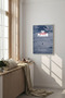 Wooden Framed Nihilistic Penguin Themed Decorative Painting, Modern Home, Office, Living Room Wall Painting - 5
