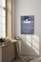 Wooden Framed Nihilistic Penguin Themed Decorative Painting, Modern Home, Office, Living Room Wall Painting - 5