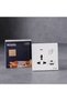 13A Universal Socket with USB Type A+C, Fire Retardant PC Material for Home/Office/Hotel Use - 3