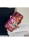 Tecno Spark 40 Pro Plus Compatible Shockproof Simple Claret Red Silicone Phone Case Heart Pattern - 4