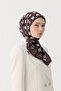 Winter Bloom Soft Scarf 1245 Brown - 3