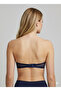 Women's Navy Blue V468661 Soft Push up Underwire Lace Strapless Bra - 6