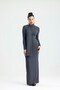 Anthracite Collared Long Sleeve Dress - 8