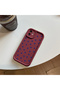 Tecno Spark 40 Compatible Shockproof Simple Claret Red Silicone Phone Case Star Pattern - 5