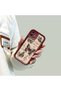 Oppo A5 5g Compatible Shockproof Simple Claret Red Silicone Phone Case Butterfly Pattern - 8