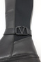 Black Thermo Sole Long Women's Boots - 4