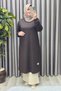 Women's Clothing Plus Size Slit Sleeves Elasticated Sports Solid Color Tunic - 8