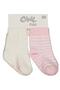 Hello World Non-Slip 2-Piece 6-Piece Baby Girl Socks Set - 2