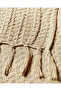 Beige Woven Throw - 3