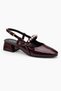 Stylish and Comfortable Short Heeled Women's Shoes with Pearl Detail - 5