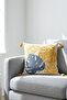 Decorative Punch Embroidered Tassel Cushion Cover 42X42 cm - 2