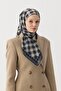 Winter Bloom Soft Scarf 1245 Gray - 2