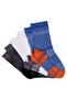 Derbili Basic 3-Piece Men's Socks for Ages 3-11 - Standard for Ages 9-10 - 2