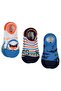 Shark 3-Pack Boys' Ballerina Socks for Ages 2-12 - Standard for 6-7 Years Old