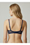 Women's Navy Blue V468661 Soft Push up Underwire Lace Strapless Bra - 5