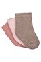 Basic Towel 6-3 Piece Baby Girl Socks Set - 2