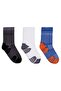 Derbili Basic 3-Piece Men's Socks for Ages 3-11 - Standard for Ages 9-10