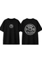 No Gain Design Printed Black Oversize T-Shirt