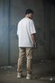 Unisex Streetwear Print Detailed Crew Neck Oversize Black T-Shirt - 4