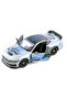 Kinsmart 2024 Ford Mustang Dark Horse 1:38 Pull-Back Metal Model Car Gray - Special Livery Series - 2