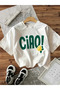Custom Printed Oversize Cotton Crew Neck T-Shirt