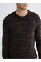 Rmz Gi̇yi̇m Farkiyla Zero Roba Collar Embroidered Men's Knitwear Sweater - 3