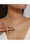 Modern Classic: Crystal Stone Gold Minimalist Set - 2