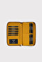 Ele Takmalı Straw Weave Pattern Yellow Portfolio Wallet with Plenty of Card Holders - 2