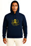 Hooded Steampunk Octopus Diver Hood Unisex Sweatshirt with Chest and Back Print