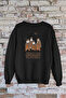 Penguin Blinders Printed Cotton Long Sleeved 3 Yarn Thread Patterned Unisex Sweatshirt