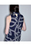 Patterned Viscose Blouse - 7