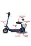 Kids Mini Harley Electric Scooter - 36V/250W Pink - Comfortable Seat & LED Lights for Children - 3