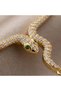 316L Steel Chain Gold Color Snake Model Y Necklace Does Not Tarnish |   Stylish and Durable Jewelry - 5