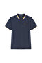 Men’s Slim Pique Polo with Contrast Collar & Signature Embroidery - 3