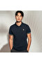 Men’s Cotton Slim Performance Polo with Small Lion Embroidery