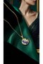 316L Steel Chain Gold Color Night Model Zircon Stone Women's Necklace Does Not Tarnish |   Stylish and Durable Jewelry - 5