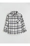 Ecru plaid boy's shirt from plus-store - 3
