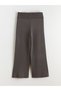 Rmz Gi̇yi̇m Farkiyla Spanish Leg Girls' Knitwear Leggings with Waist Cord