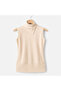 Women's Sleeveless Turtleneck Knitwear Blouse Slim Fit Seasonal Basic - 2