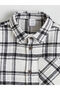 Ecru plaid boy's shirt from plus-store - 5