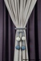 Medium Tie-Down Custom Made Rope Wrap 4 Ball Curtain Tie Braçol Curtain Accessory - 2