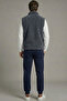 Men's Vest with Sherpa Plush Lining, Full Zipper Pockets, Lamb Outdoor Vest - 4